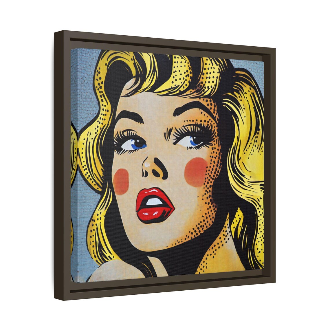 Lichtenstein Inspired Pop Art, Modern Art Poster - Image 3