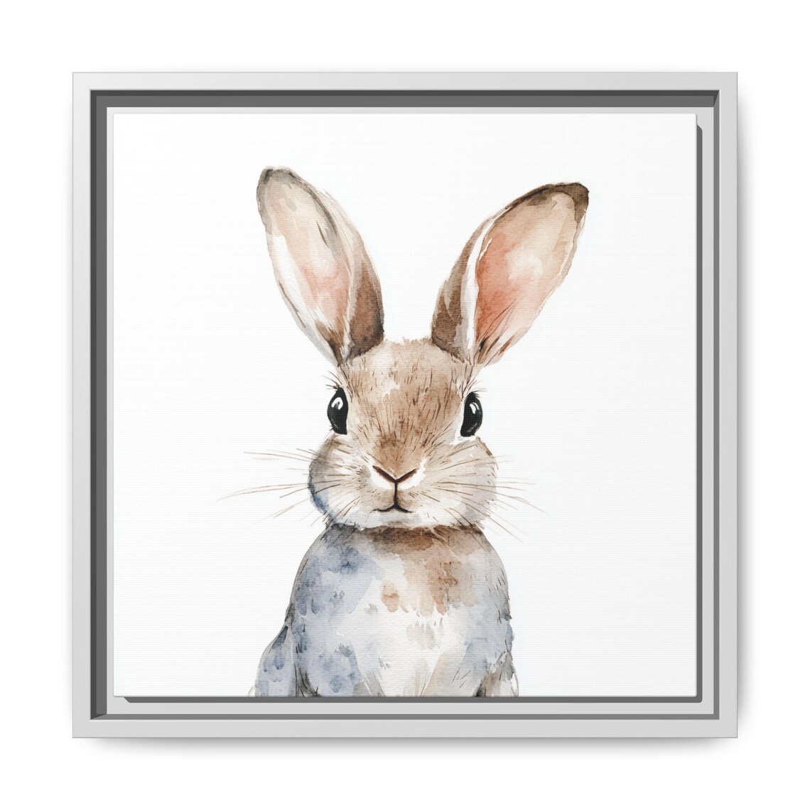 Watercolor Bunny Nursery Decor, Baby Room Art Print - Image 5