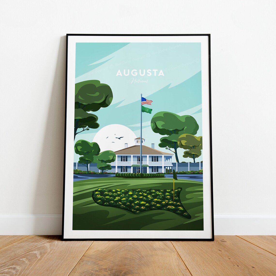Augusta National Golf Club Traditional Print Georgia