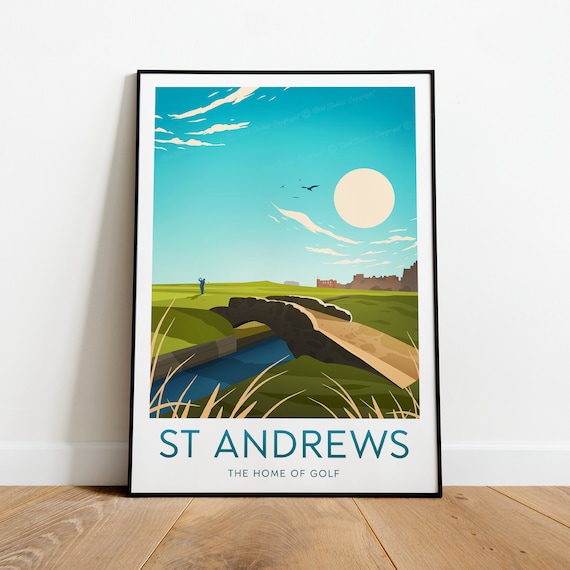 St Andrews Golf Club Print Scotland