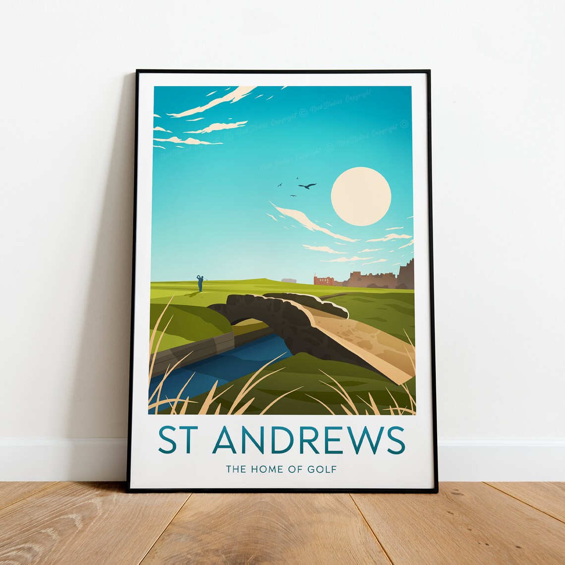 St Andrews Golf Club Print Scotland