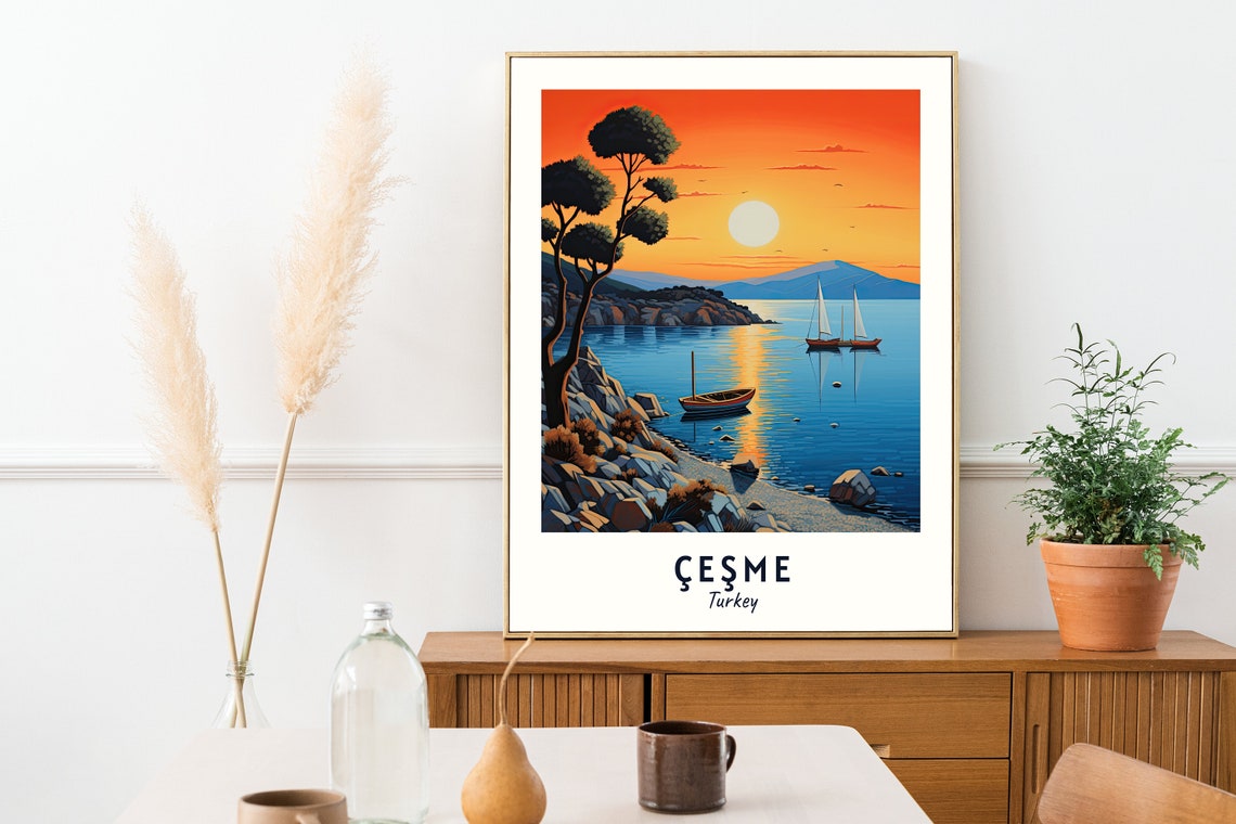 Eme Travel Print Wall Art Eme Turkey City Print Eme Travel Gift Eme City Poster Travel Gift - Image 2