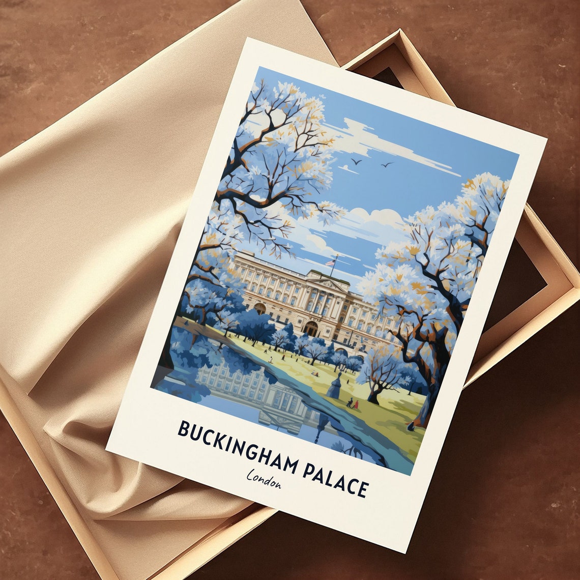 Buckingham Palace London Travel Print Wall Art Buckingham Palace London City Print Buckingham Palace London Travel Gift London Poster - Image 3
