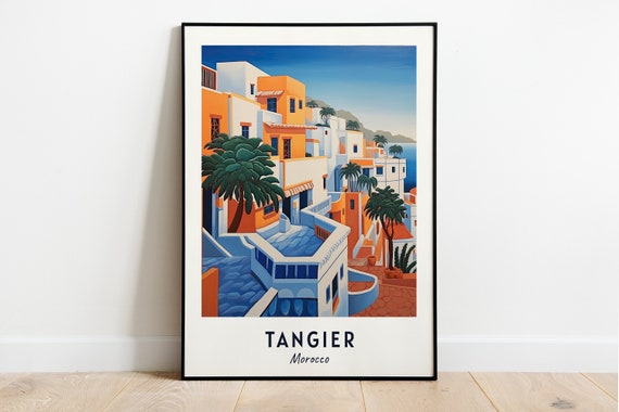 Kasbah Museum Travel Print Wall Art Tangier Morocco City Print Kasbah Museum Travel Gift Kasbah Museum Poster