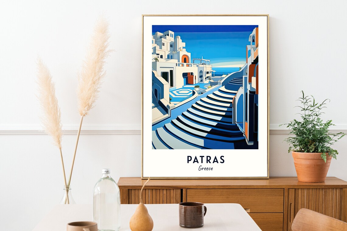 Patras Roman Odeon Travel Poster, Patras Greece - Image 2