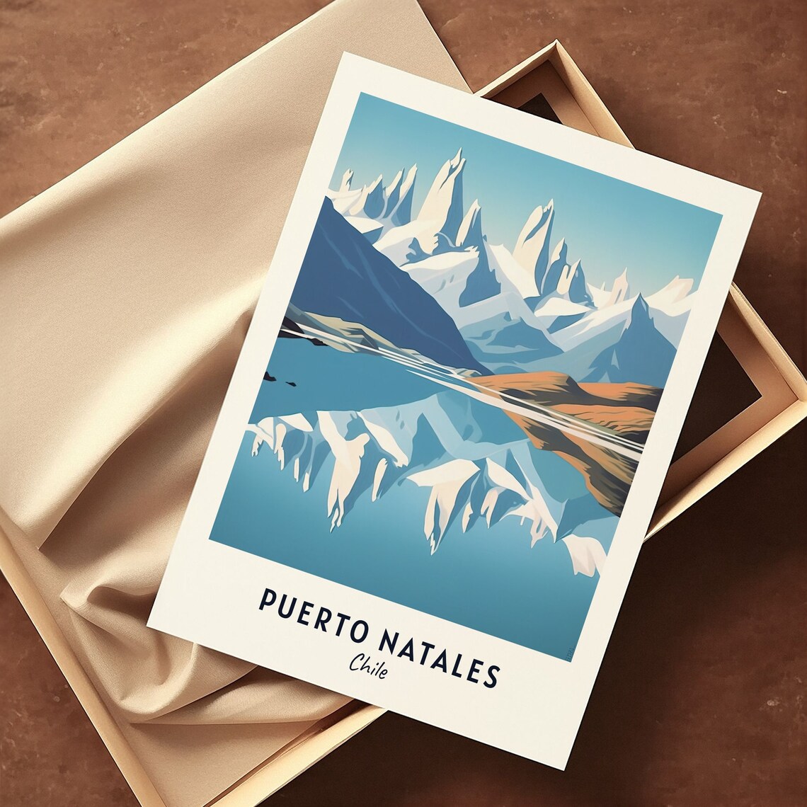 Balmaceda And Serrano Glaciers Travel Poster, Puerto Natales - Image 3
