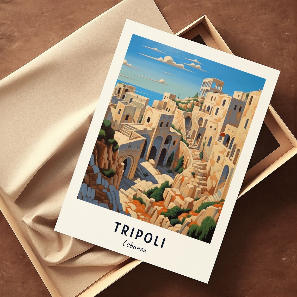 Tripoli Lebanon Travel Poster, City View - Image 3
