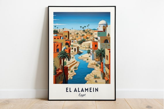El Alamein War Museum Travel Print Wall Art El Alamein Egypt City Print El Alamein War Museum Travel Gift El Alamein War Museum Poster