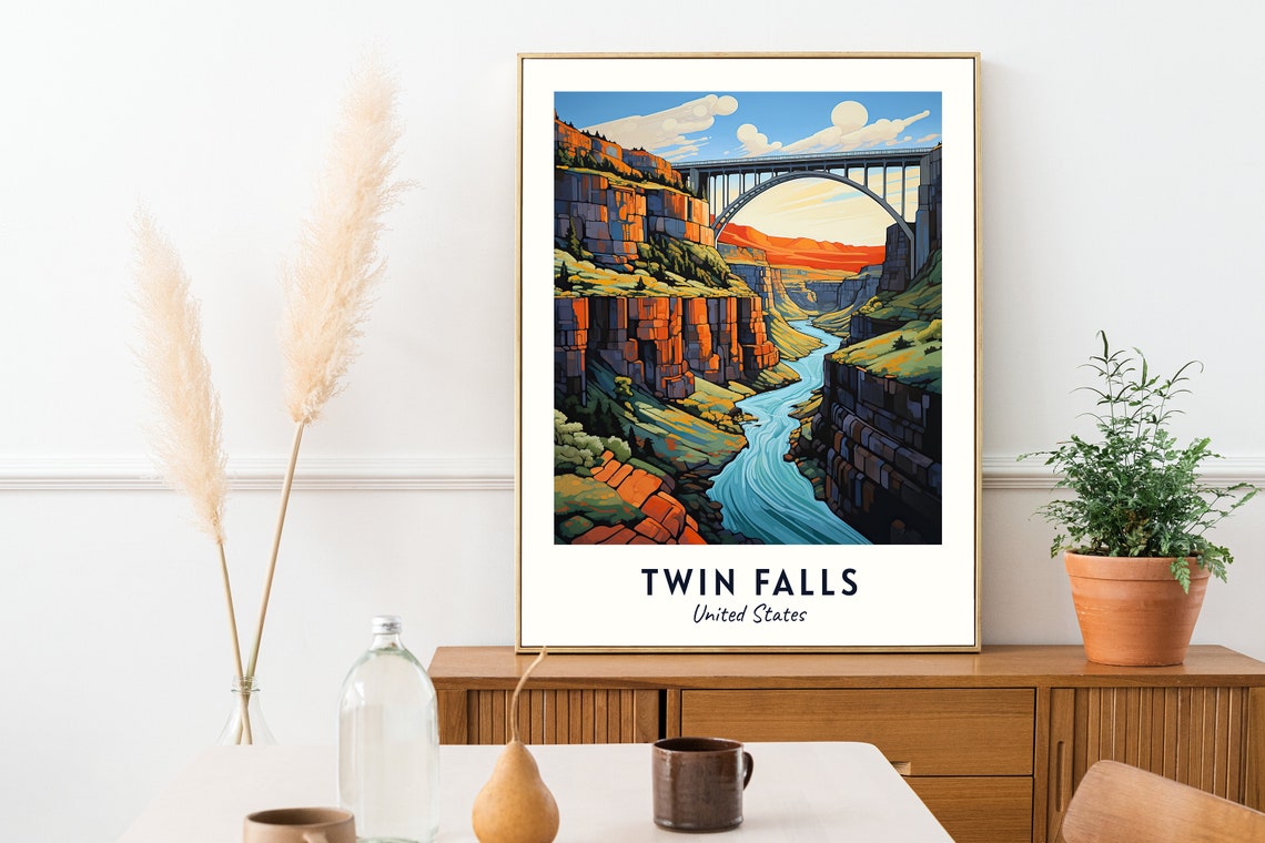 Twin Falls United States Travel Poster - Image 2
