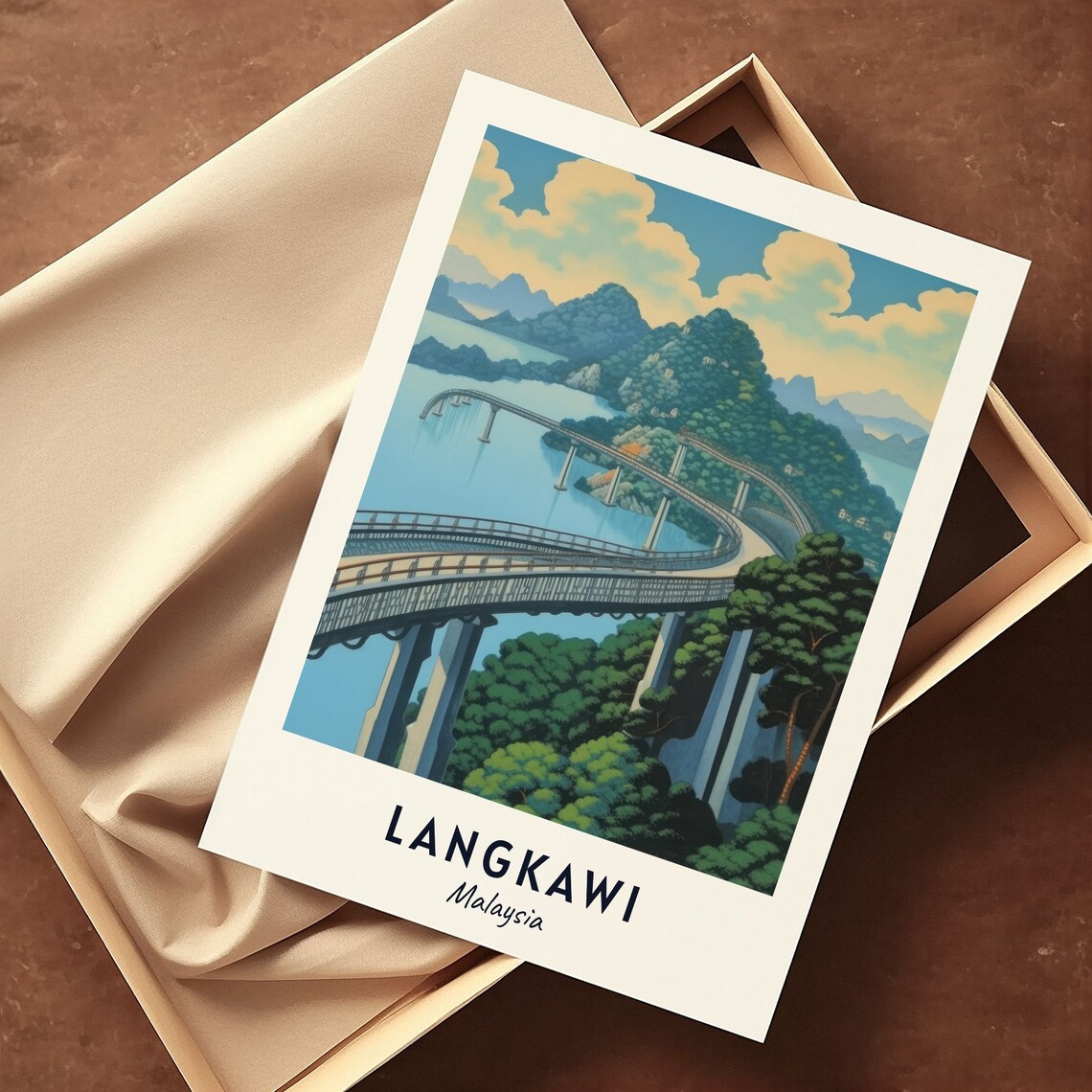 Langkawi Sky Bridge Travel Poster, Malaysia - Image 3