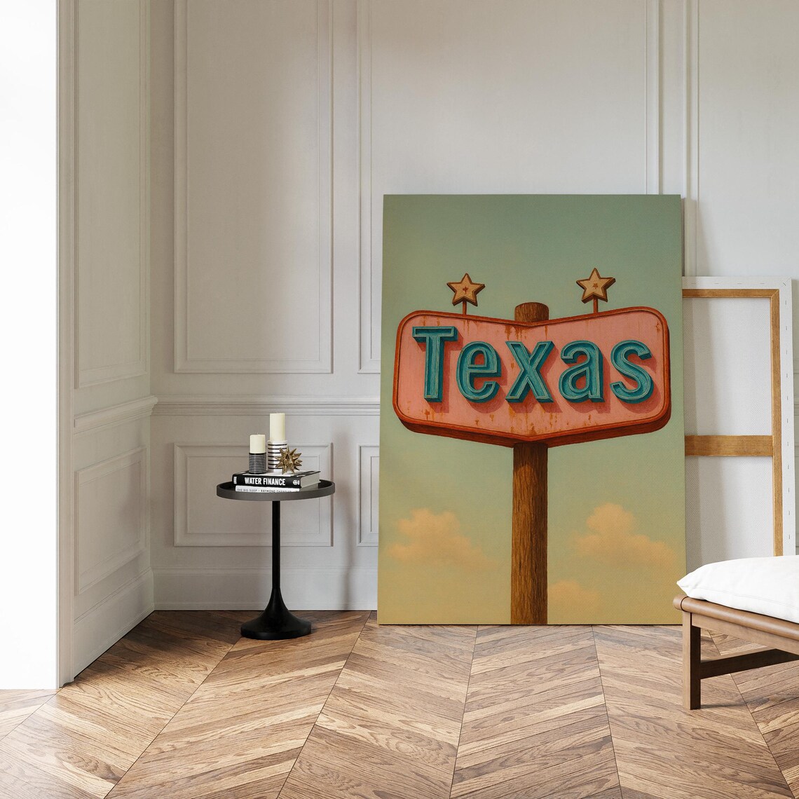 Vintage Texas Sign, Retro Roadside Americana - Image 4