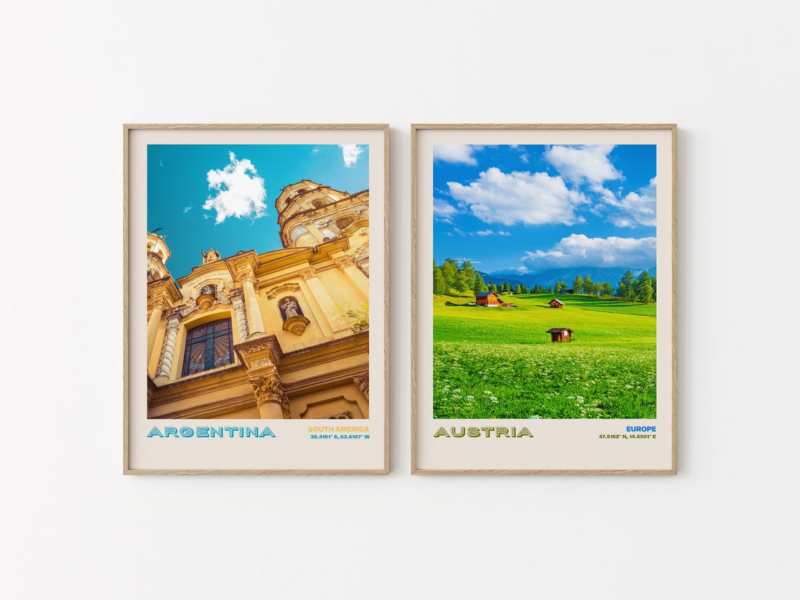 Argentina Travel Poster Argentina Print Argentina Photo Print Argentina Wall Decor Argentina Travel Art Argentina Picture Argentina 10 - Image 2