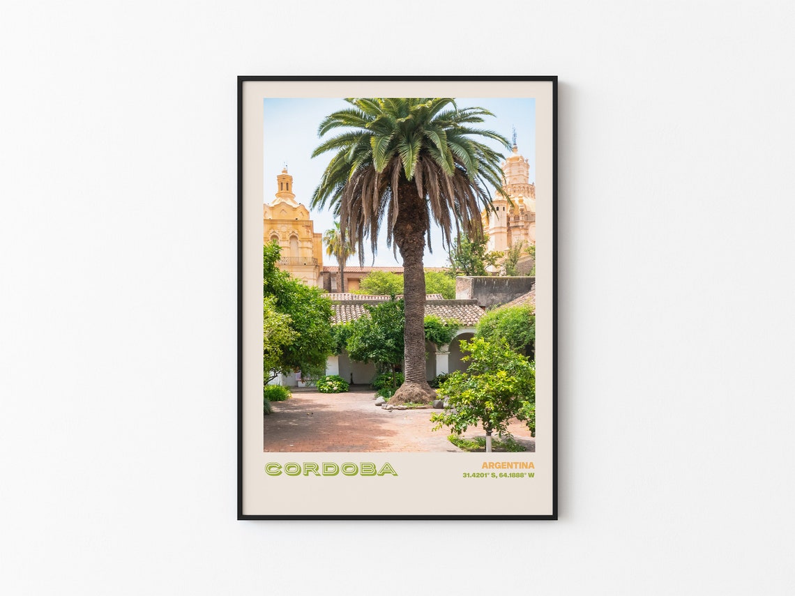 Cordoba Travel Poster Cordoba Print Cordoba Photo Print Cordoba Wall Decor Cordoba Travel Art Argentina Picture Cordoba 5 - Image 3