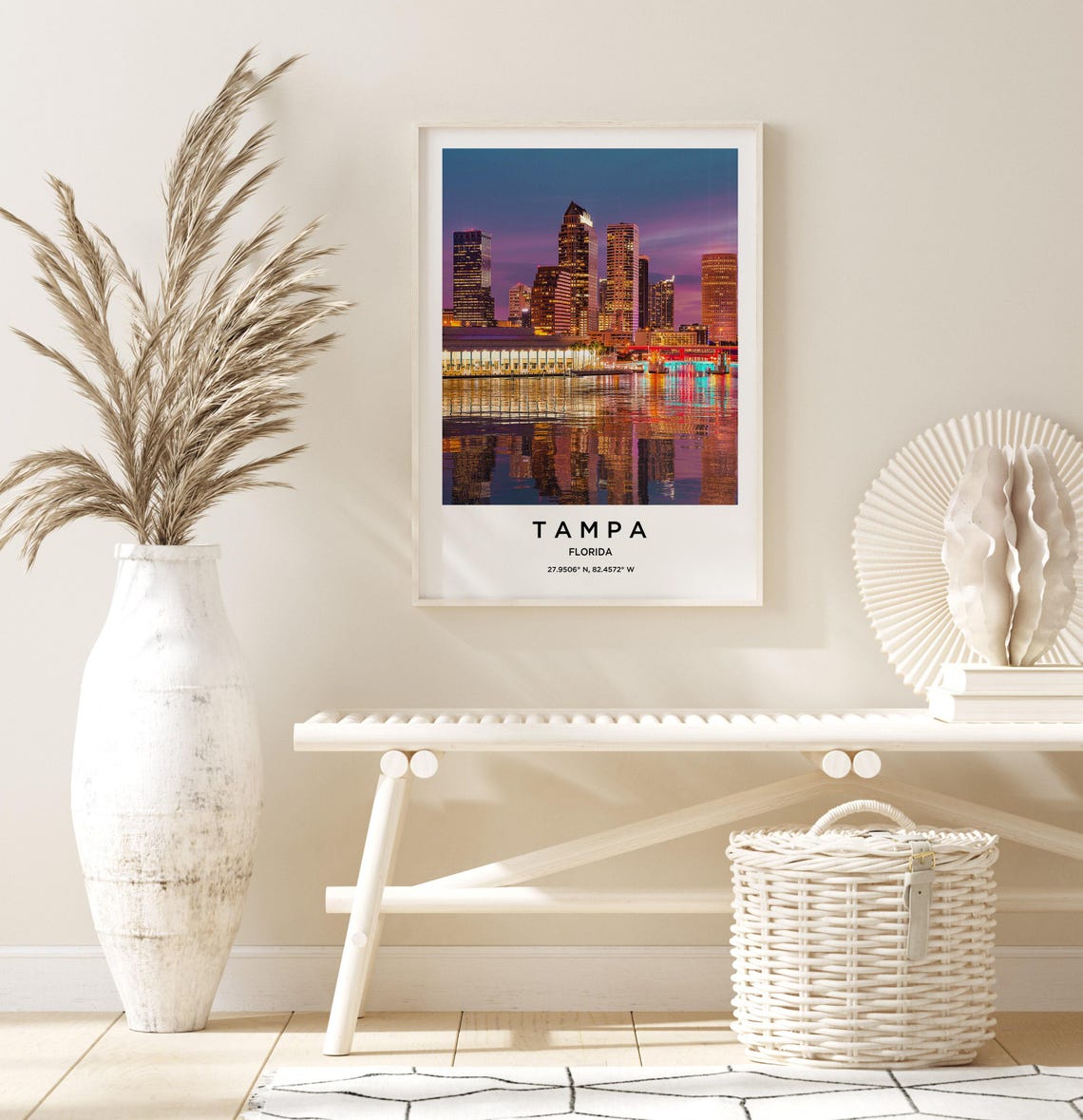 Tampa Art Tampa Print Tampa Poster Tampa Art Tampa Photo Tampa Map Tampa Painting Tampa Travel - Image 3