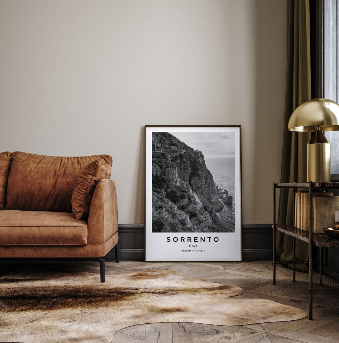 Sorrento Travel Poster, Map Art Print - Image 3