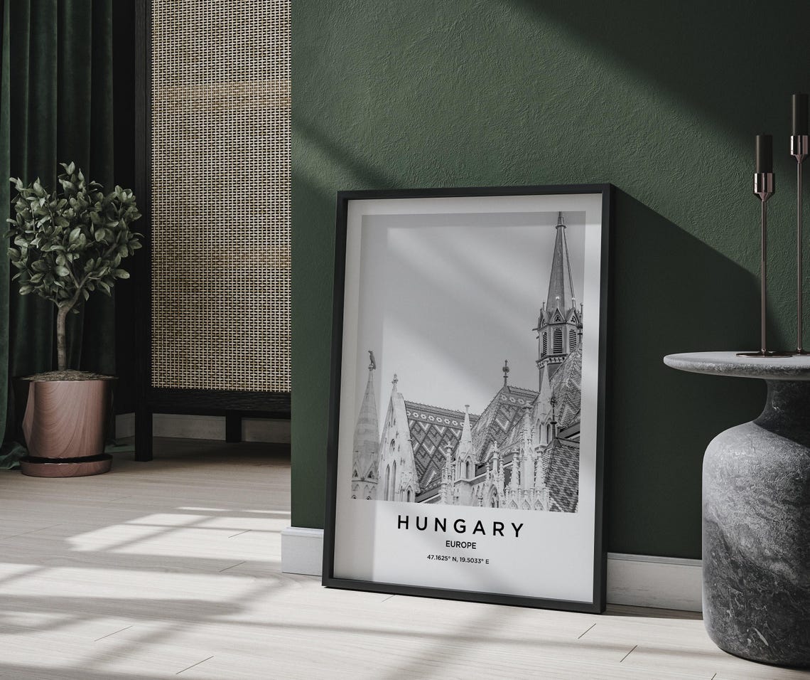 Hungary Travel Poster, Travel Print - Image 2