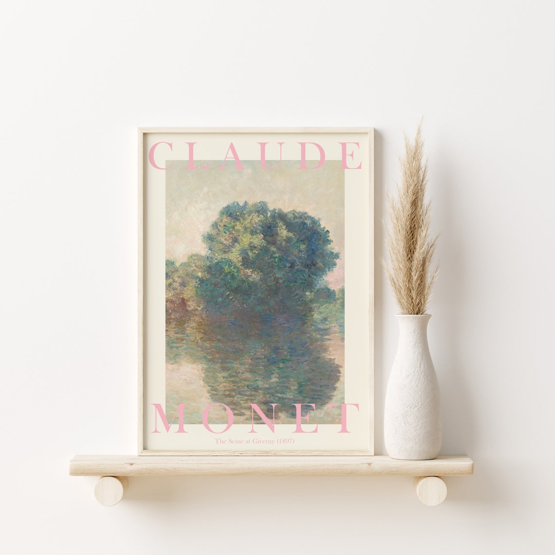 Claude Monet The Seine at Giverny 1897 Soft Morning Light Poster - Image 3
