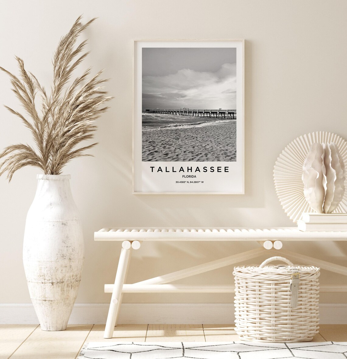 Tallahassee Travel Poster, City Map Art Print - Image 3