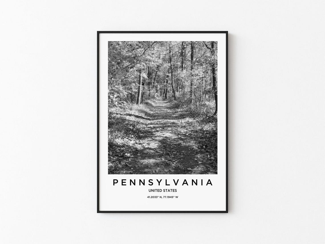 Pennsylvania Art Pennsylvania Print Pennsylvania Poster Pennsylvania Art Pennsylvania Photo Pennsylvania Map Pennsylvania Painting