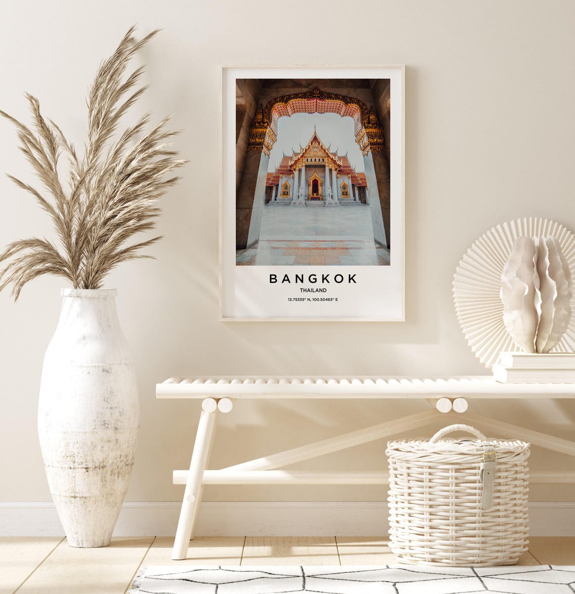 Bangkok Art Bangkok Print Bangkok Poster Bangkok Art Bangkok Photo Bangkok Map Bangkok Painting Bangkok Travel - Image 3
