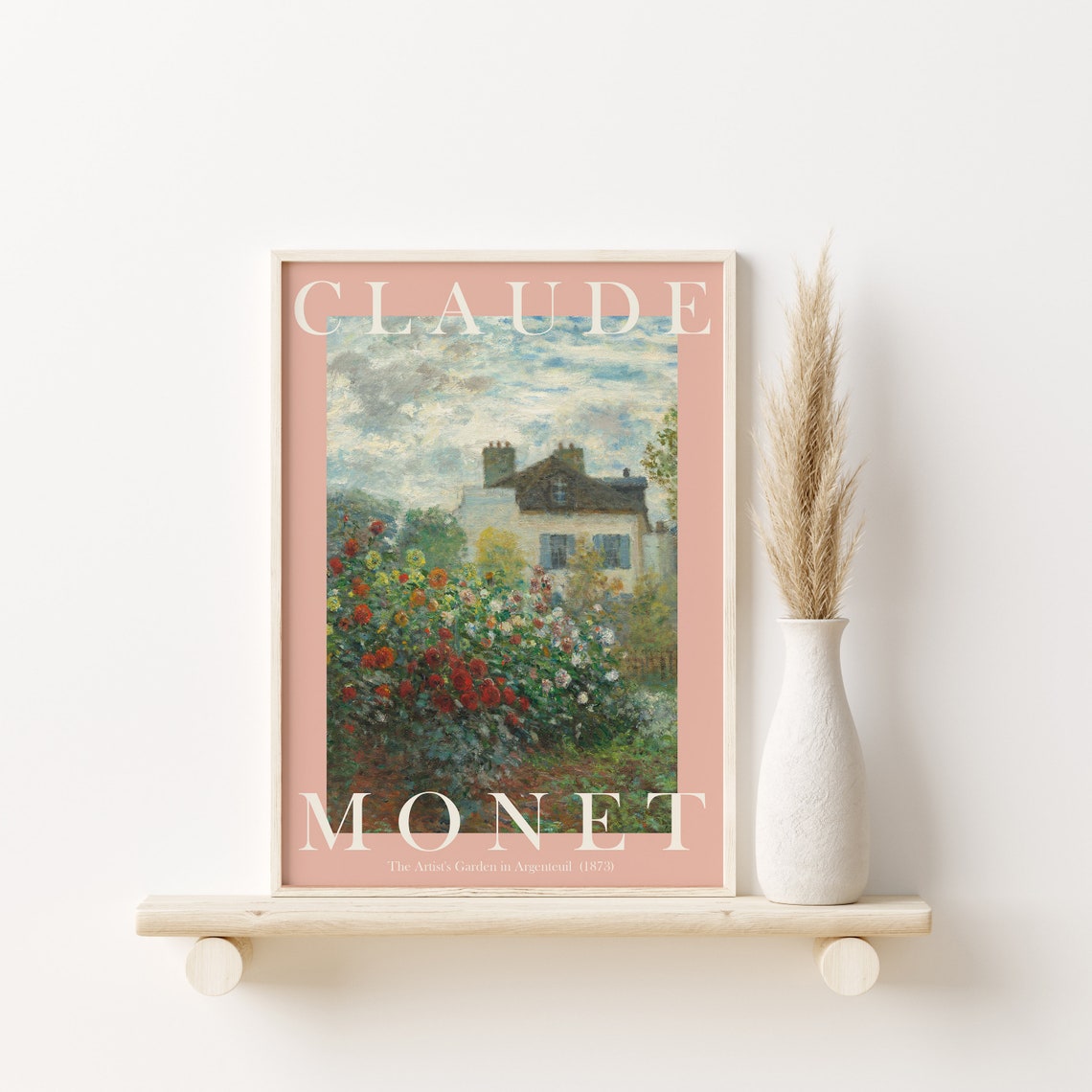 Claude Monet The Artists Garden In Argenteuil 1873 Flowers Poster - Image 2