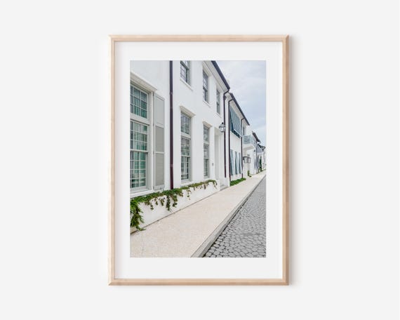 Alys Beach Photography Print Coastal White Architecture Wall Art