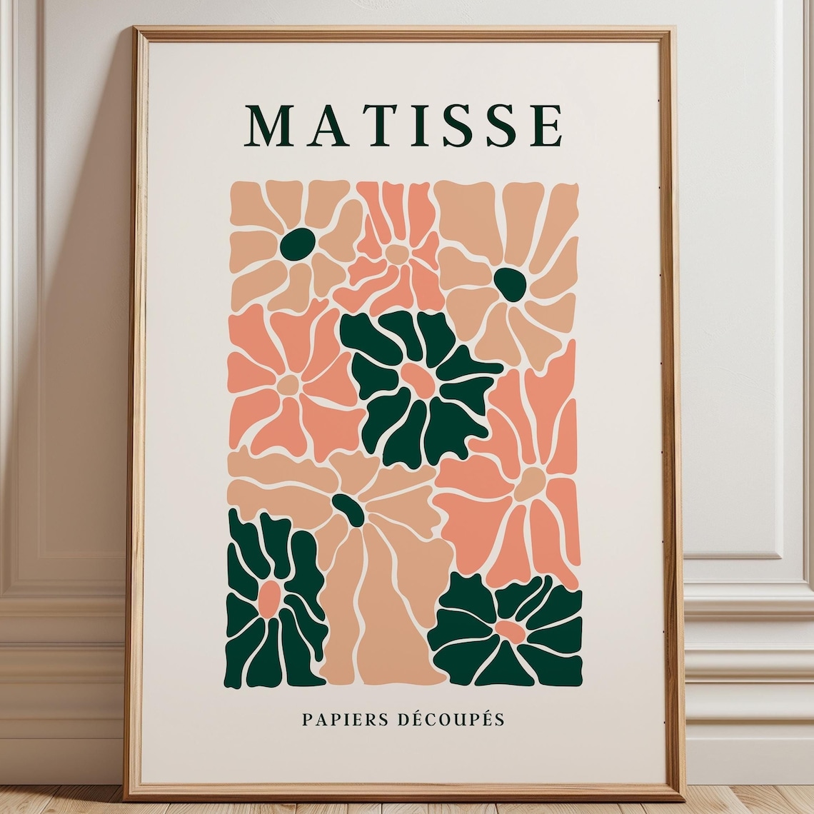 Flowers Matisse Print, Mid-Century Modern