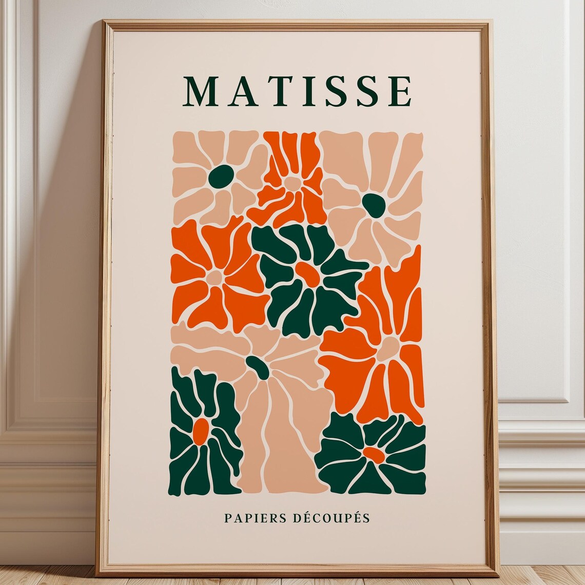 Flowers Matisse Print, Mid-Century Modern