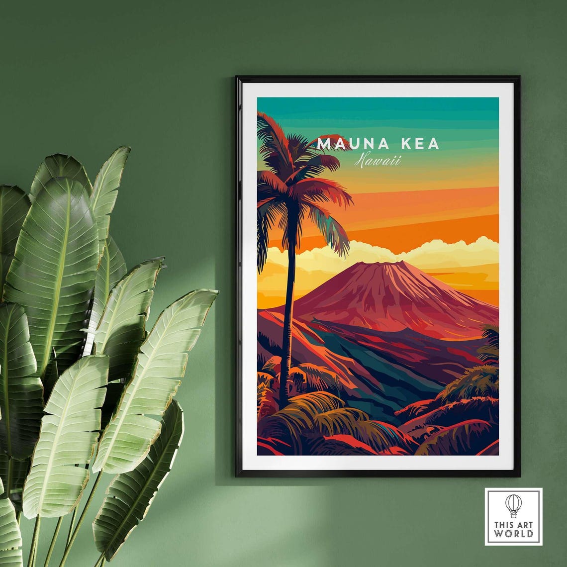 Mauna Kea, Hawaii Office Decor Art Print - Image 2