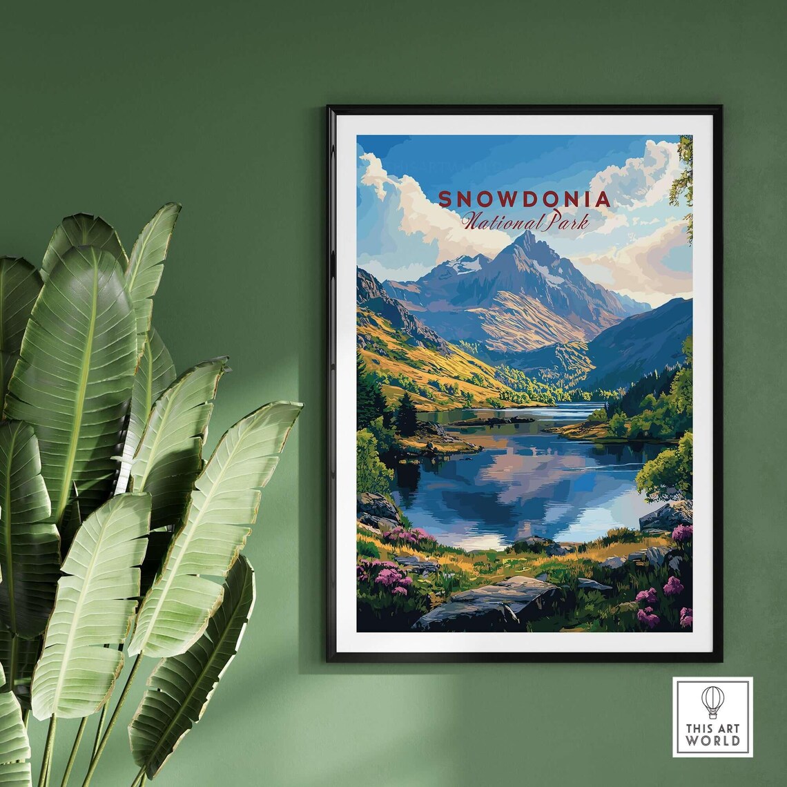 Snowdonia National Park - Wales Travel Poster - Image 2