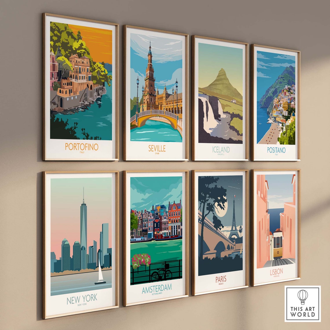 Positano Italy Wall Art Poster - Image 3