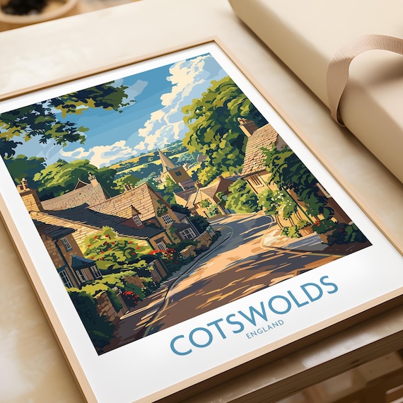 Cotswolds Wall Hanging Art Print