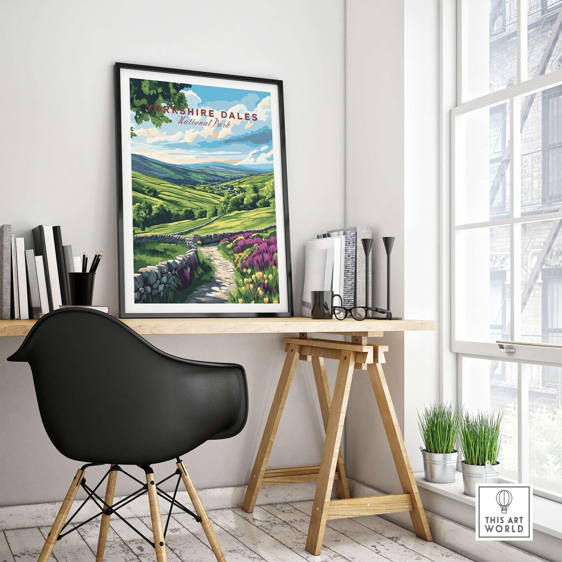 Yorkshire Dales House Decoration, England Art Print - Image 4