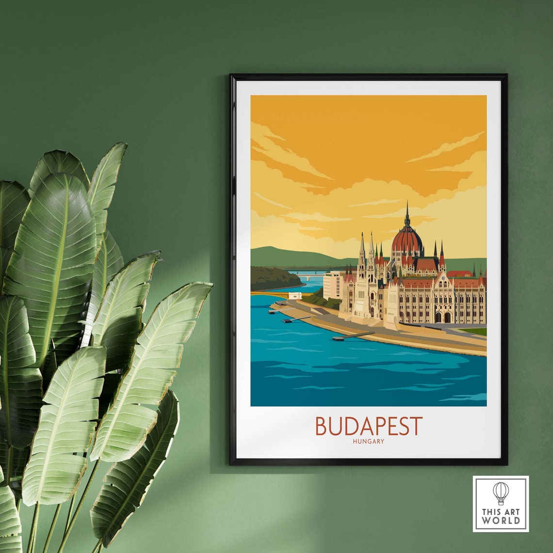 Budapest Gift Travel Poster - Image 3