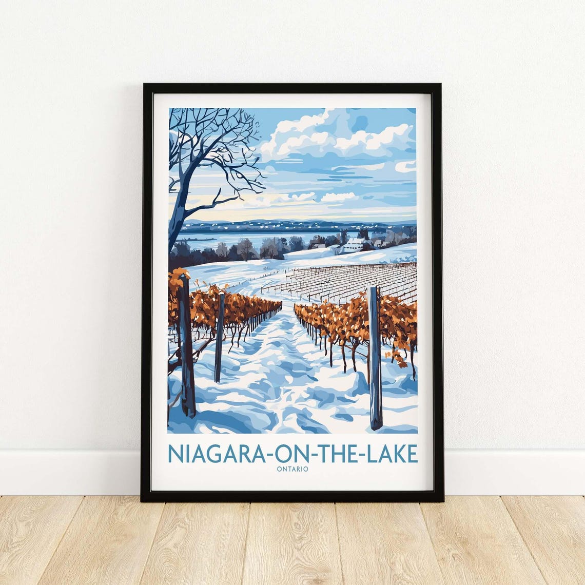 Niagara On The Lake Vineyards - Winter Poster - Image 5