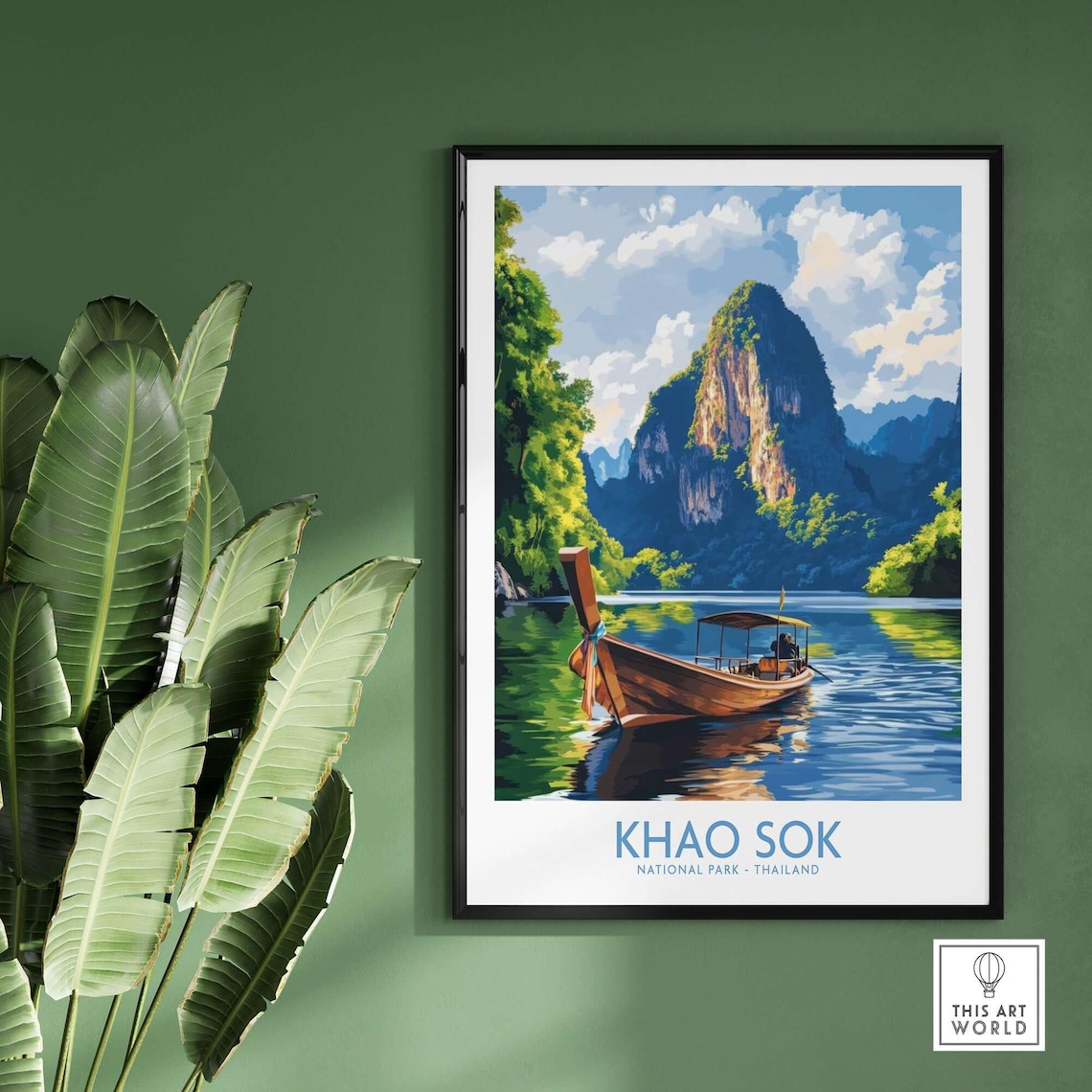 Khao Sok National Park, Thailand Travel Poster - Image 2