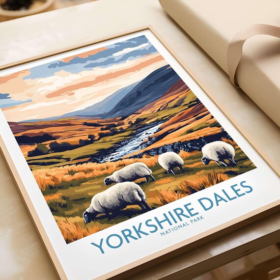 Yorkshire Dales - Vintage Travel Poster