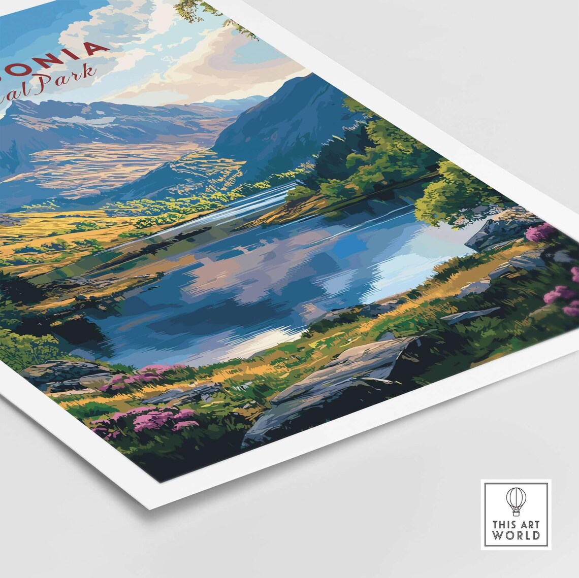 Snowdonia National Park - Wales Travel Poster - Image 5