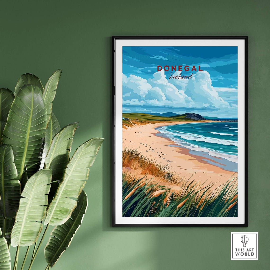 Donegal, Ireland Travel Poster, River Eske - Image 2