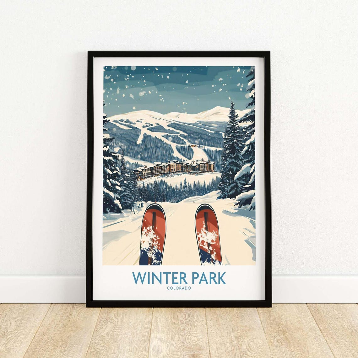Winter Park Ski Resort Travel Poster, Colorado - Image 5