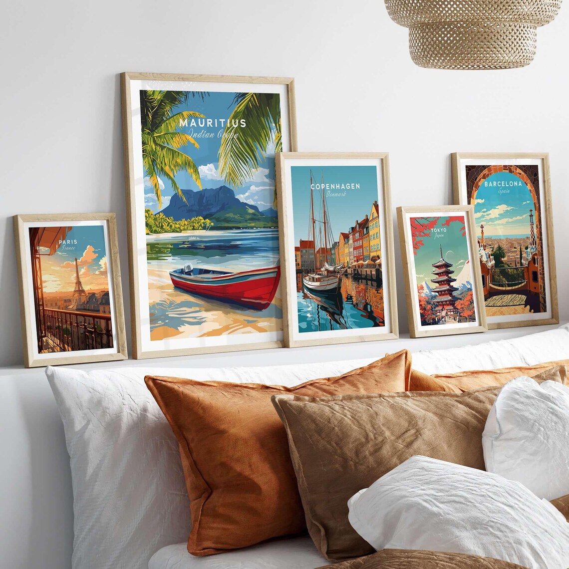 Mauritius Island, Indian Ocean Beach Landscape Poster - Image 3