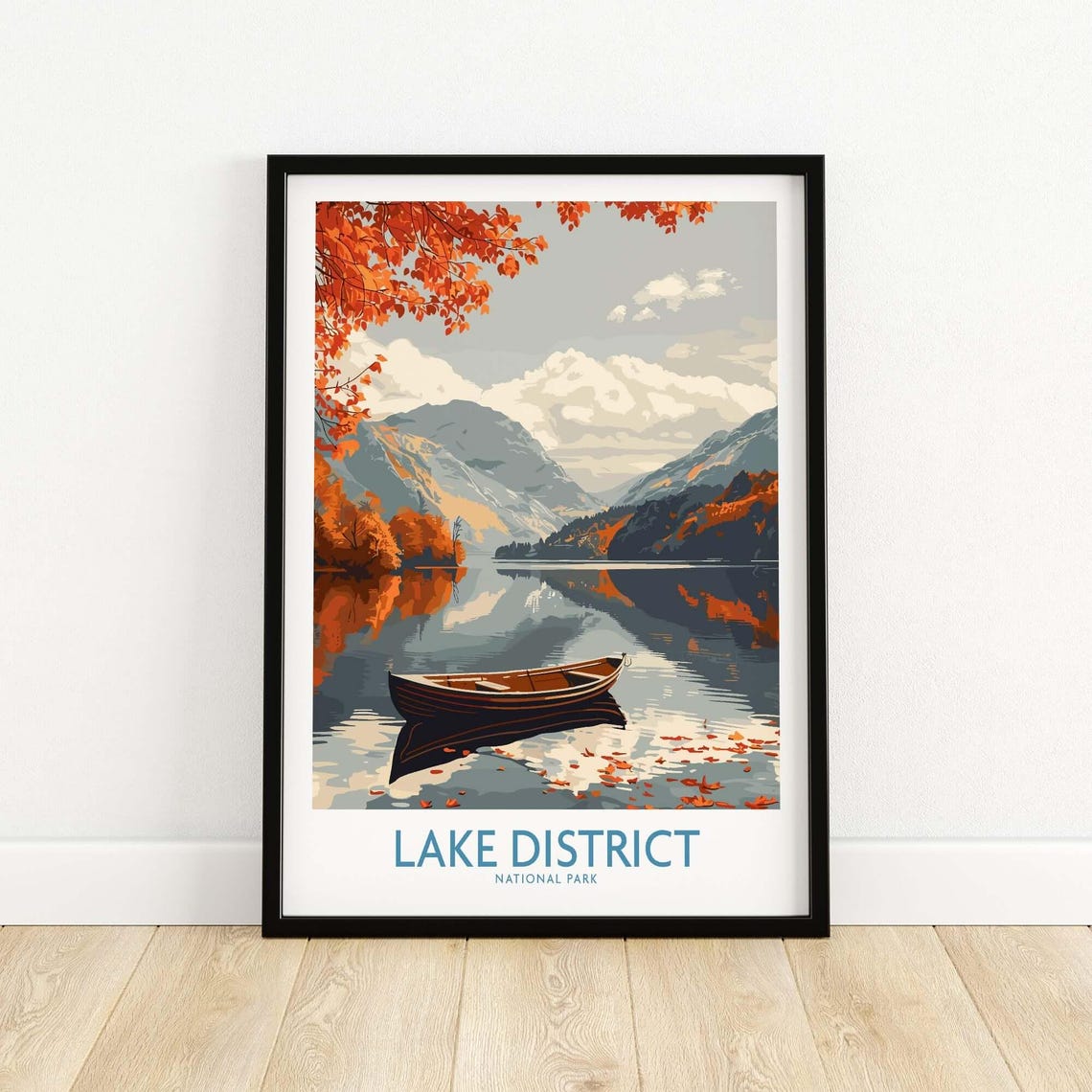 Lake District Travel Poster, Cumbria England - Image 5
