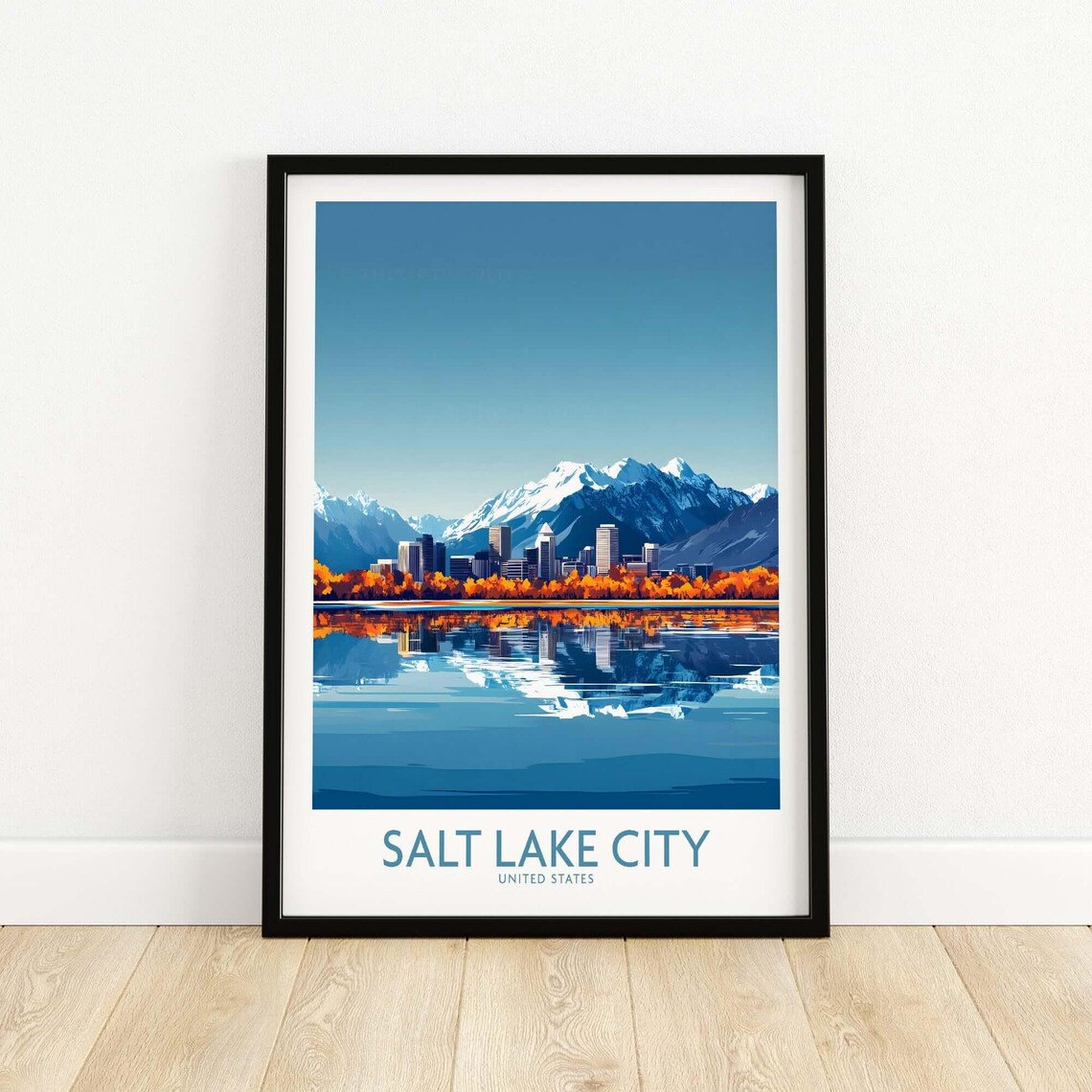 Salt Lake City Travel Poster, Utah Illustration - Image 5