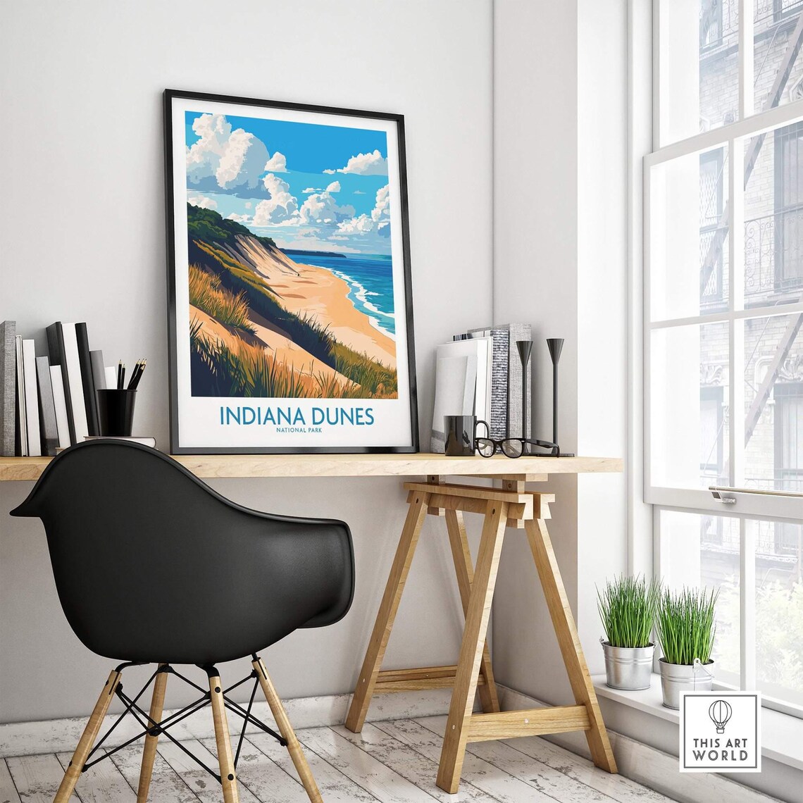 Indiana Dunes National Park Travel Poster - Image 4