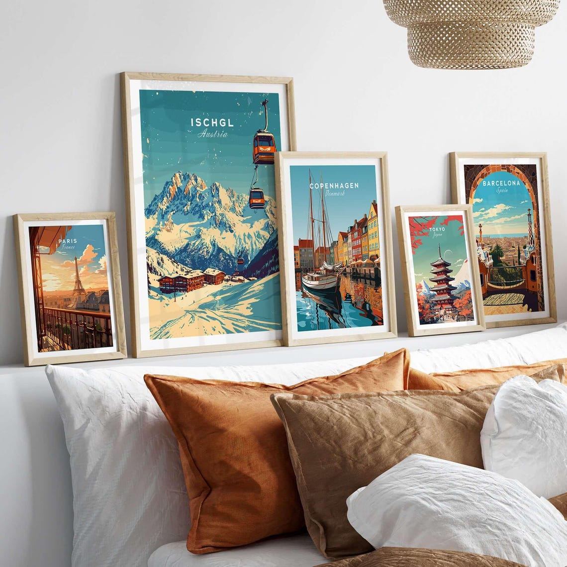 Ischgl Winter Sports Art Print, Ski Lodge Decor - Image 3