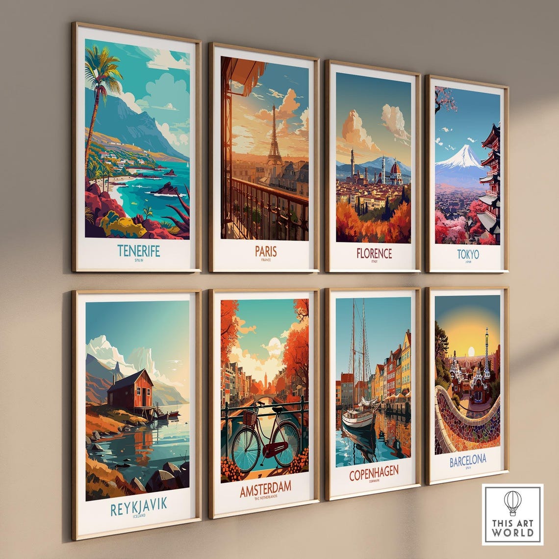 Tenerife Spain Rocky Coast Volcano Mountain Ocean View Poster - Image 3