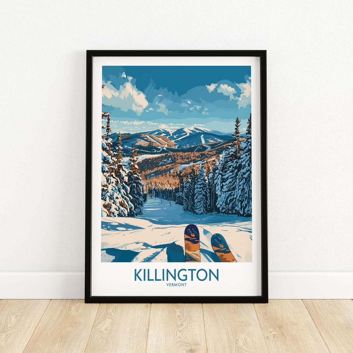 Killington Vermont Ski Poster, Gift for Art Lovers - Image 5