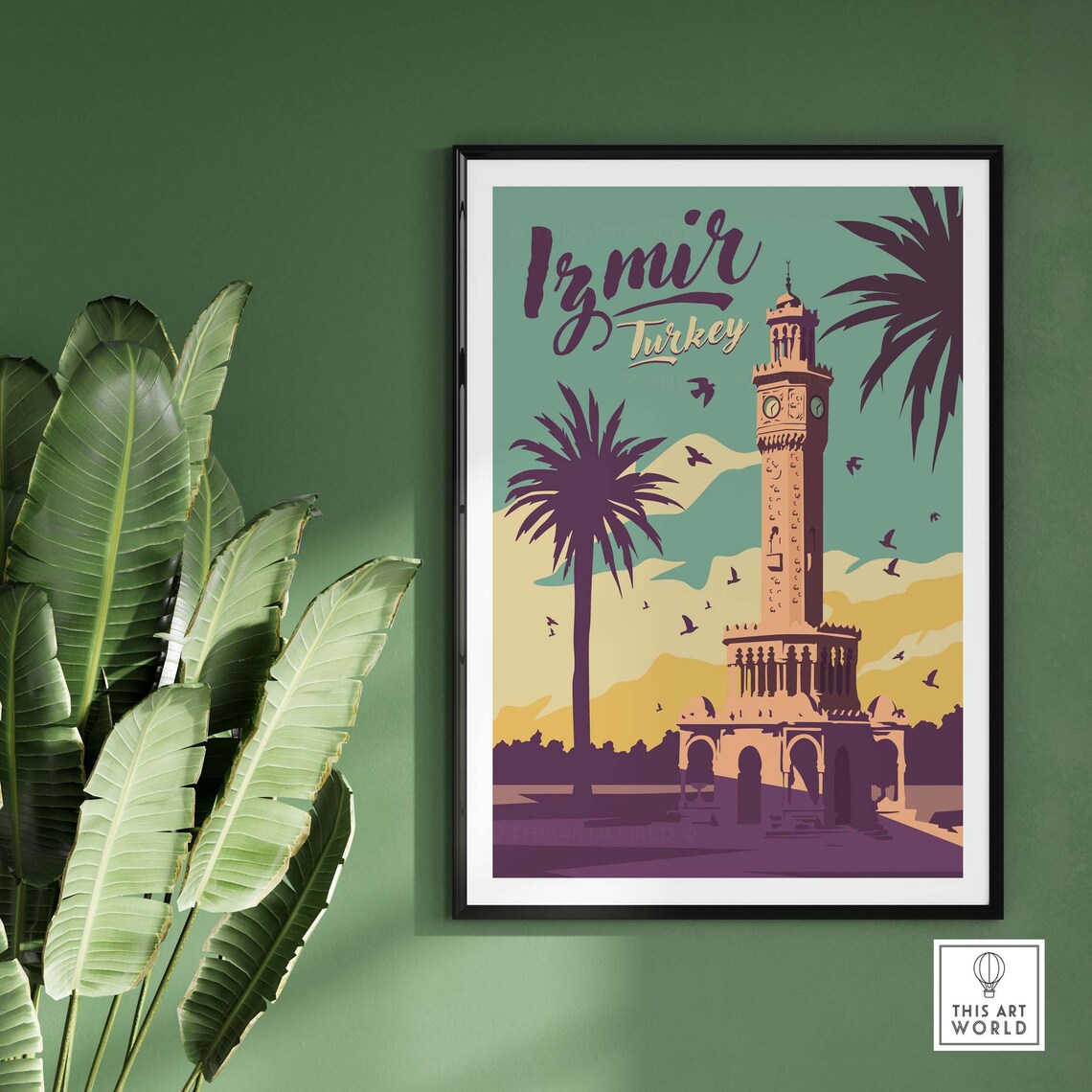 Izmir Vintage Travel Poster, Turkish Wall Art - Image 2
