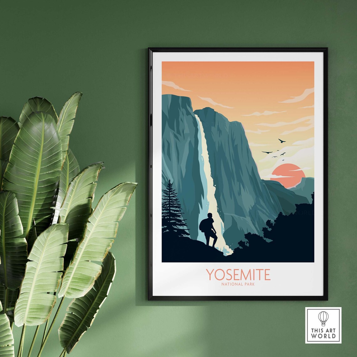 Yosemite National Park Travel Poster, Home Decor Gift - Image 3