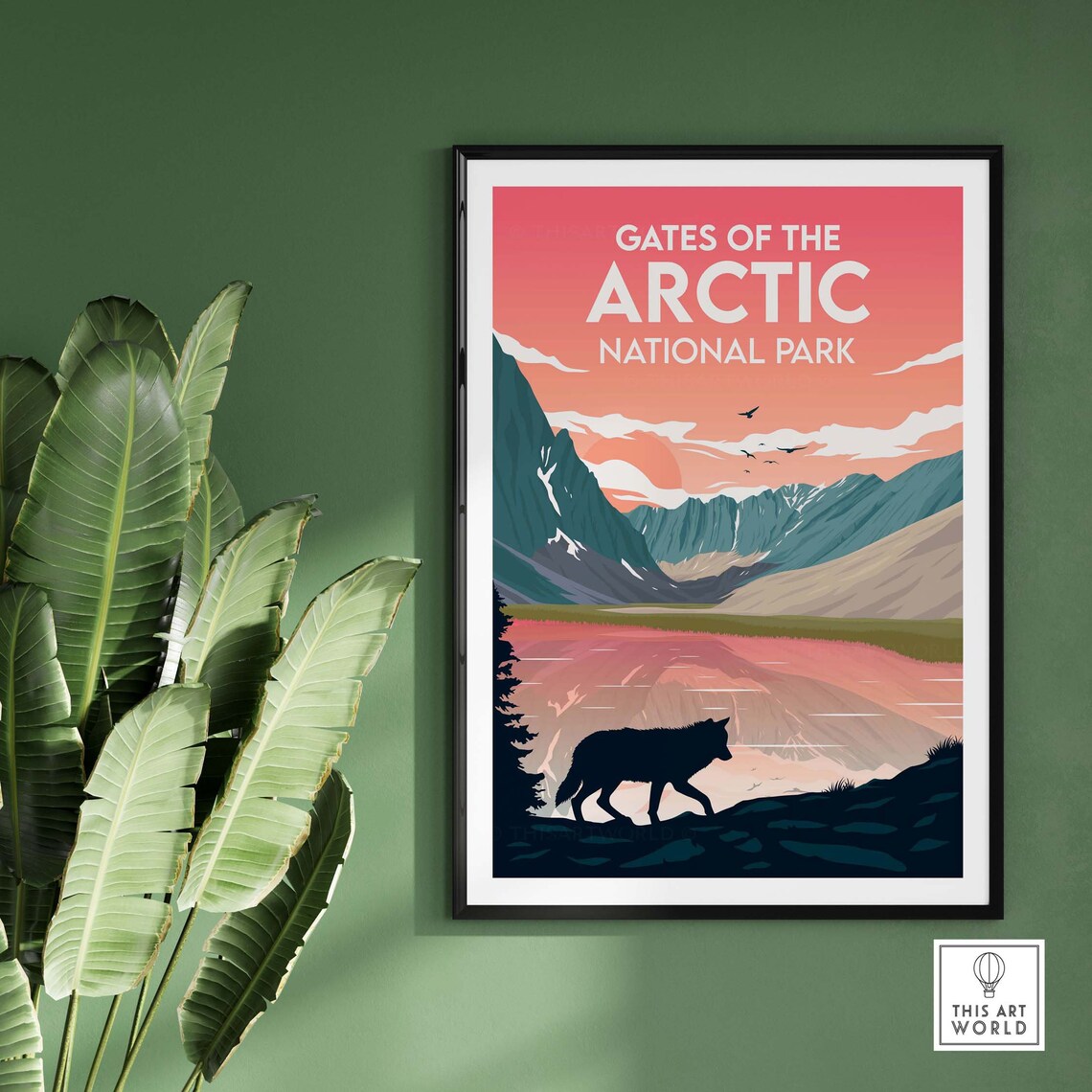 Gates of the Arctic Travel Poster, National Park - Image 3